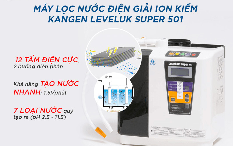 Máy lọc nước Kangen Super SD501