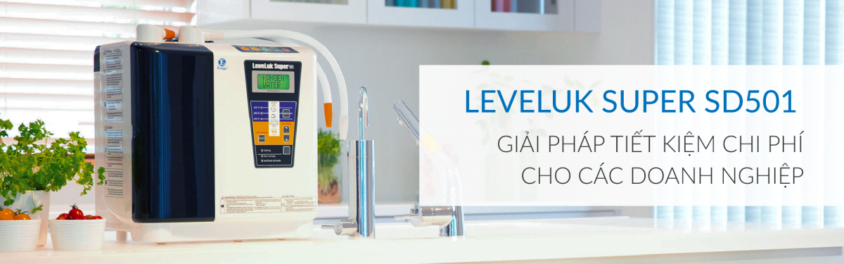 Máy lọc nước ion kiềm Kangen Leveluk Super 501