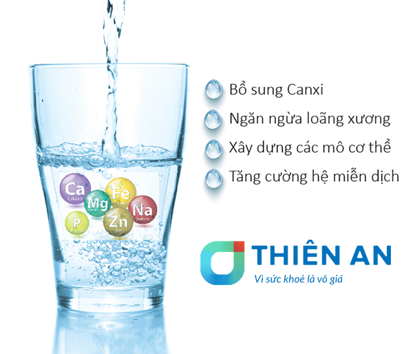 Nước uống ion kiềm tự nhiên cao có khả năng dung hòa axit dư thừa ngăn ngừa bệnh tật