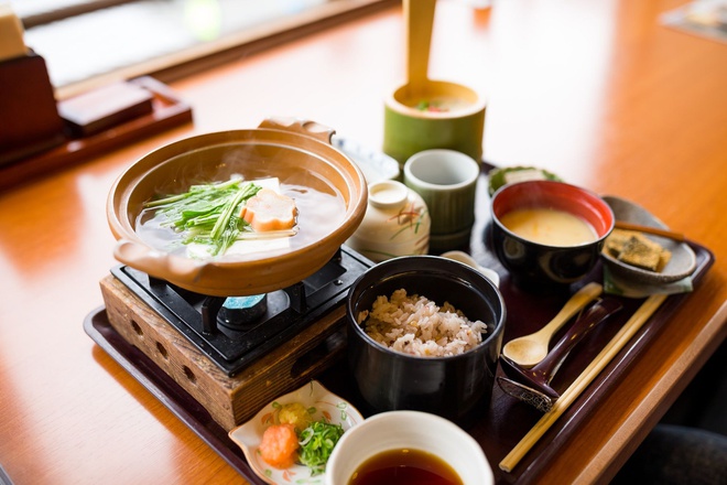 Bữa ăn thanh đạm và lành mạnh giúp người Nhật sống khỏe hơn