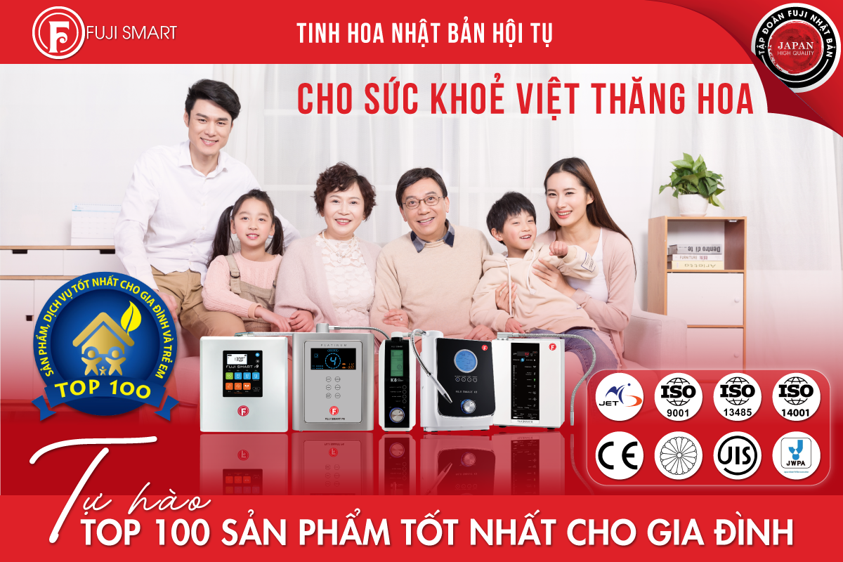 Fuji Smart được bình chọn là “Top 100 sản phẩm tốt nhất cho gia đình và trẻ em”