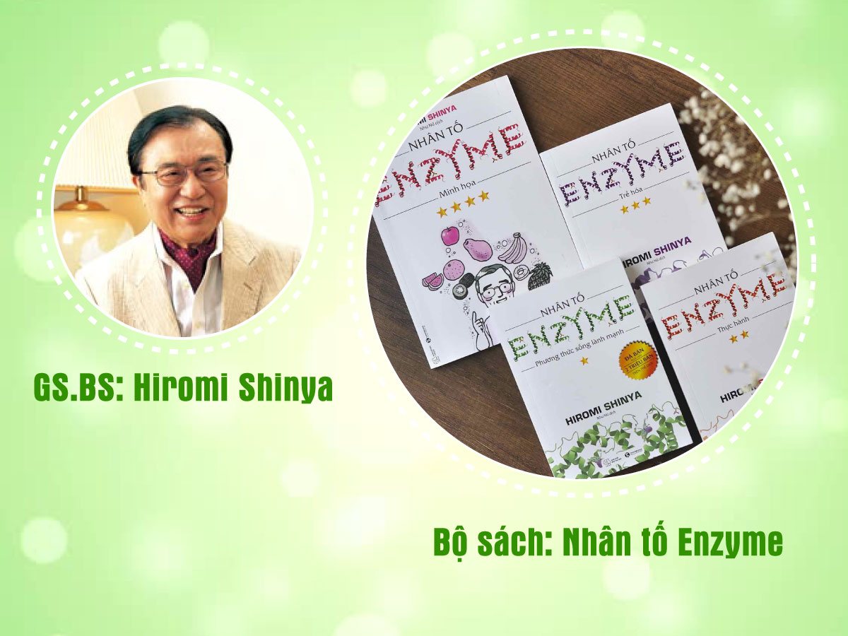 Hiromi Shinya đã tìm ra được rằng enzym chính là chìa khóa cho sức khỏe của chúng ta.