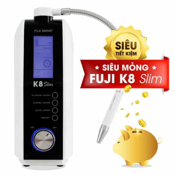 máy lọc nước ion kiềm Fuji Smart K8 Slim 2
