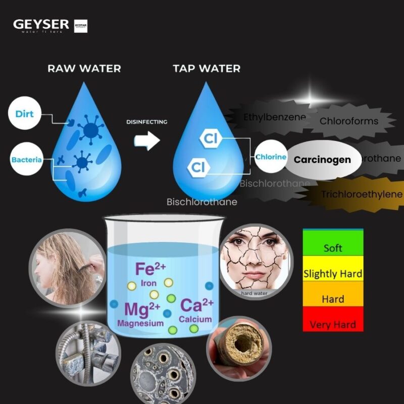 Các tác nhân gây hại có trong nước máy